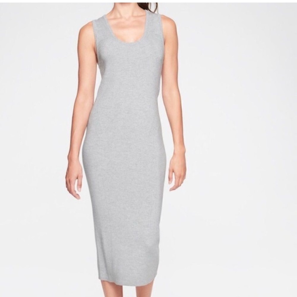 Athleta Sleeveless, Fitted Merino Wool Sweater Dress